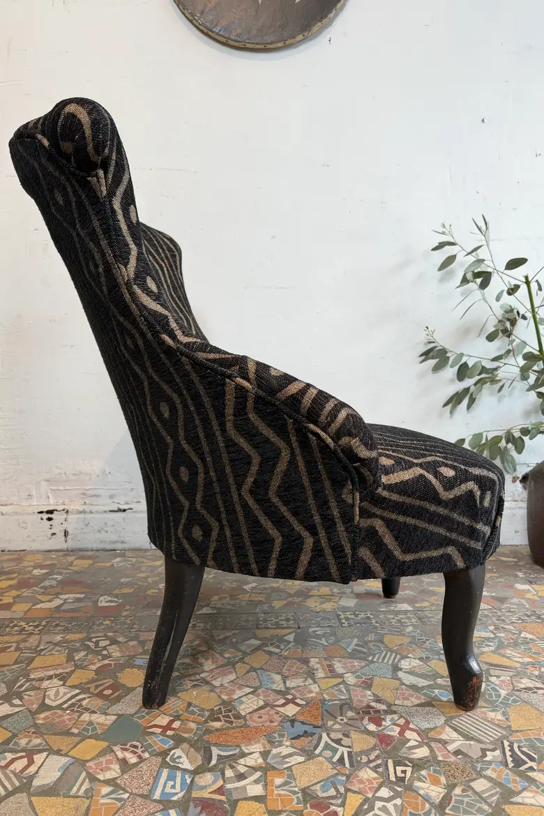 Fauteuil crapaud graphique