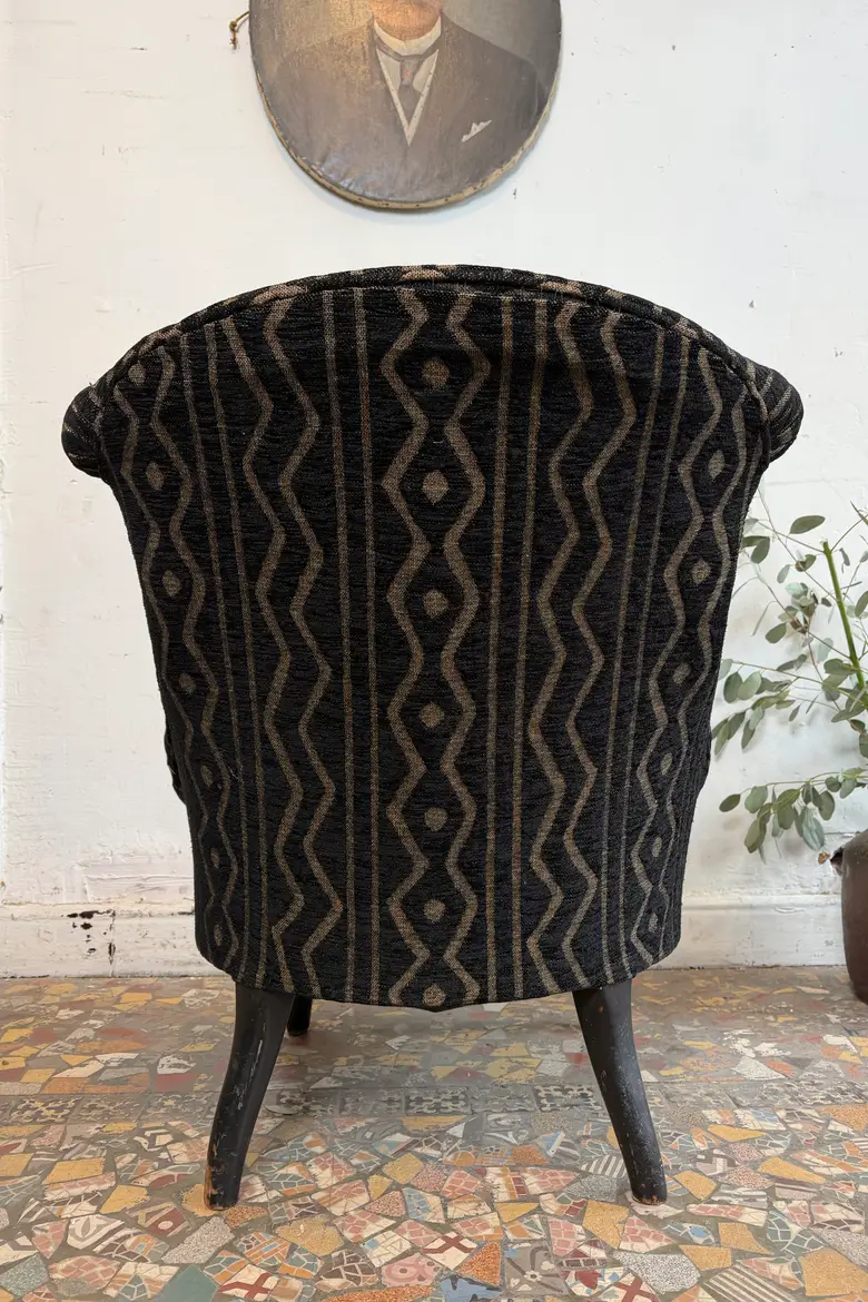 Fauteuil crapaud graphique