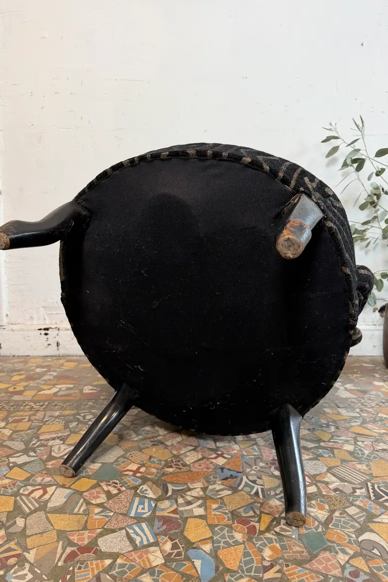 Fauteuil crapaud graphique