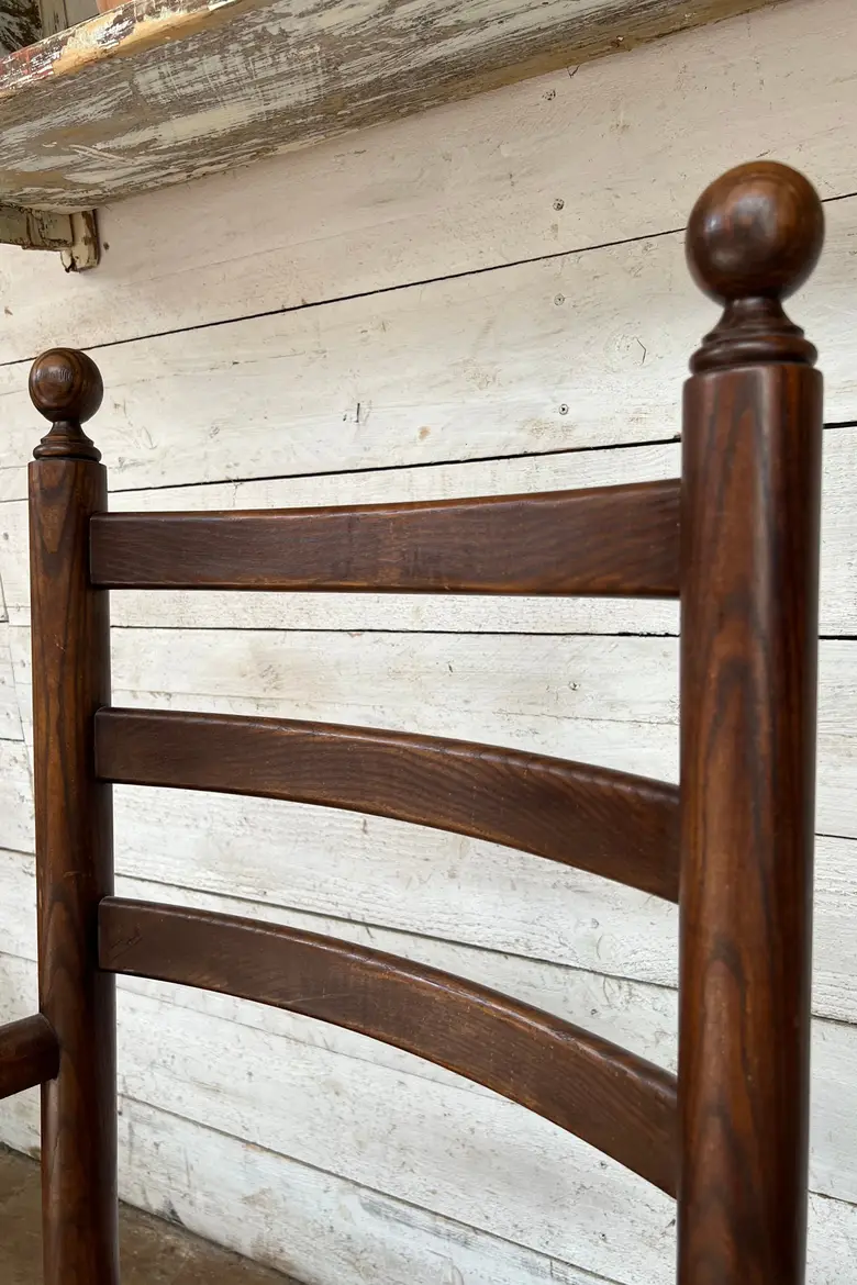 Fauteuil rustique style Charles Dudouyt