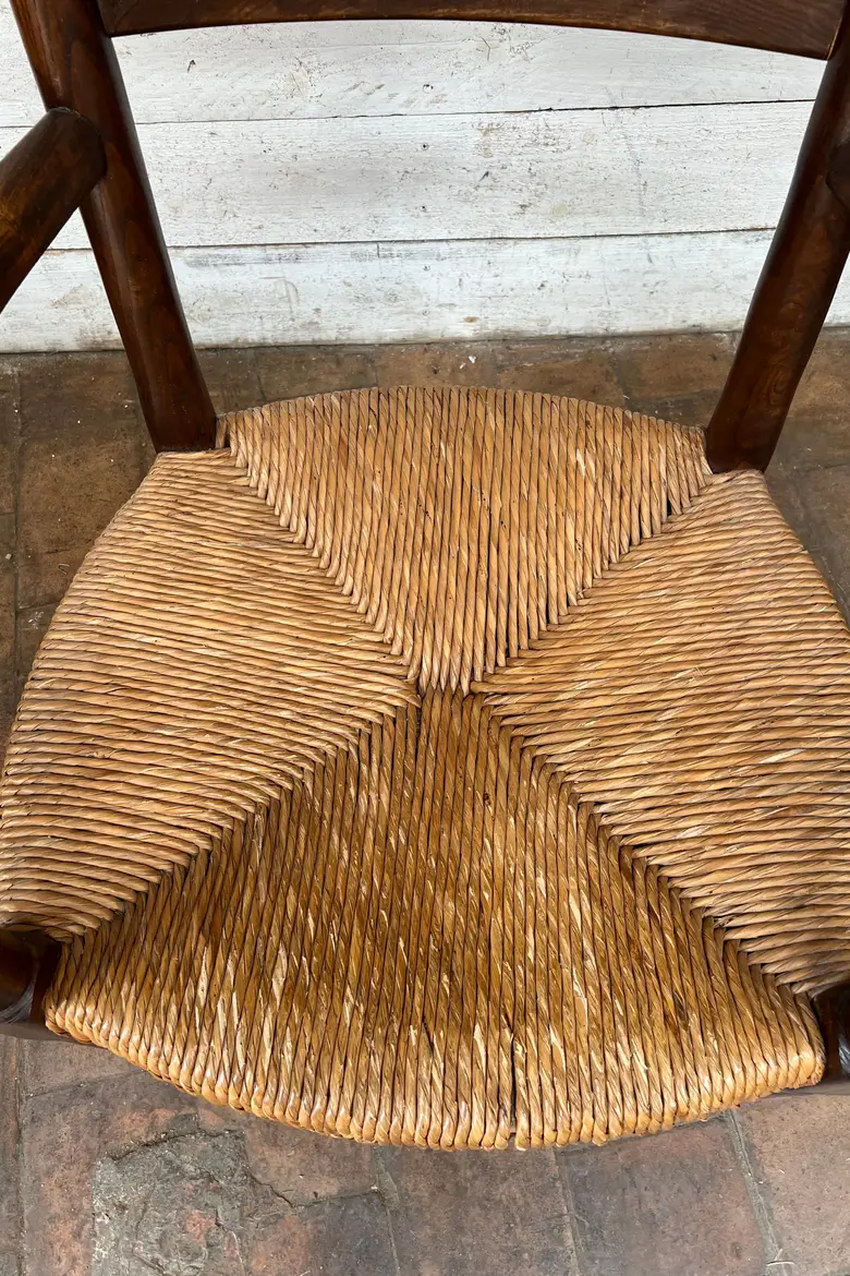Fauteuil rustique style Charles Dudouyt