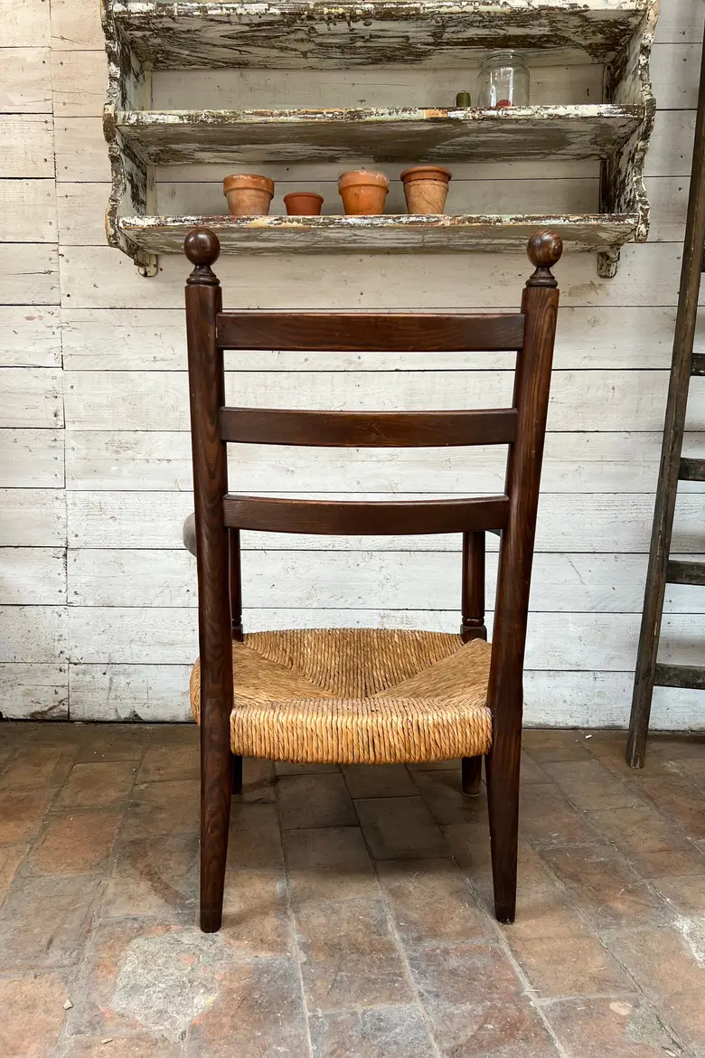 Fauteuil rustique style Charles Dudouyt