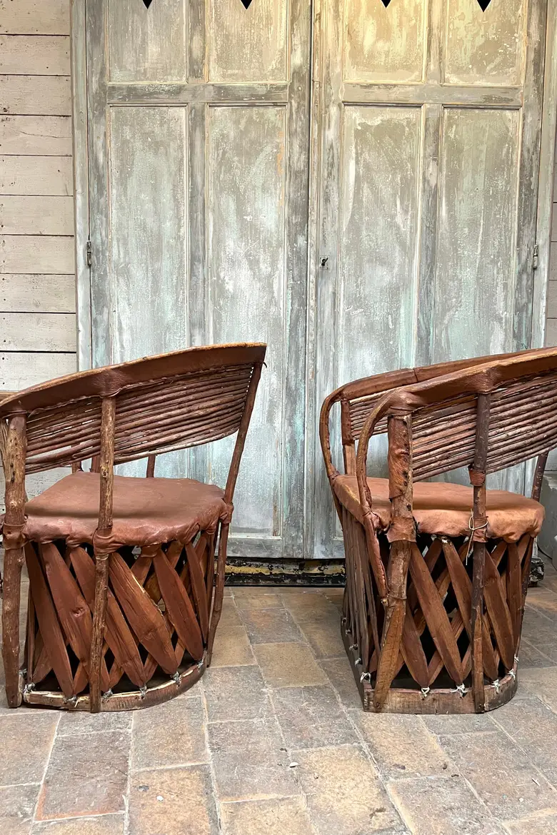 Fauteuils art populaire mexicains Années 70