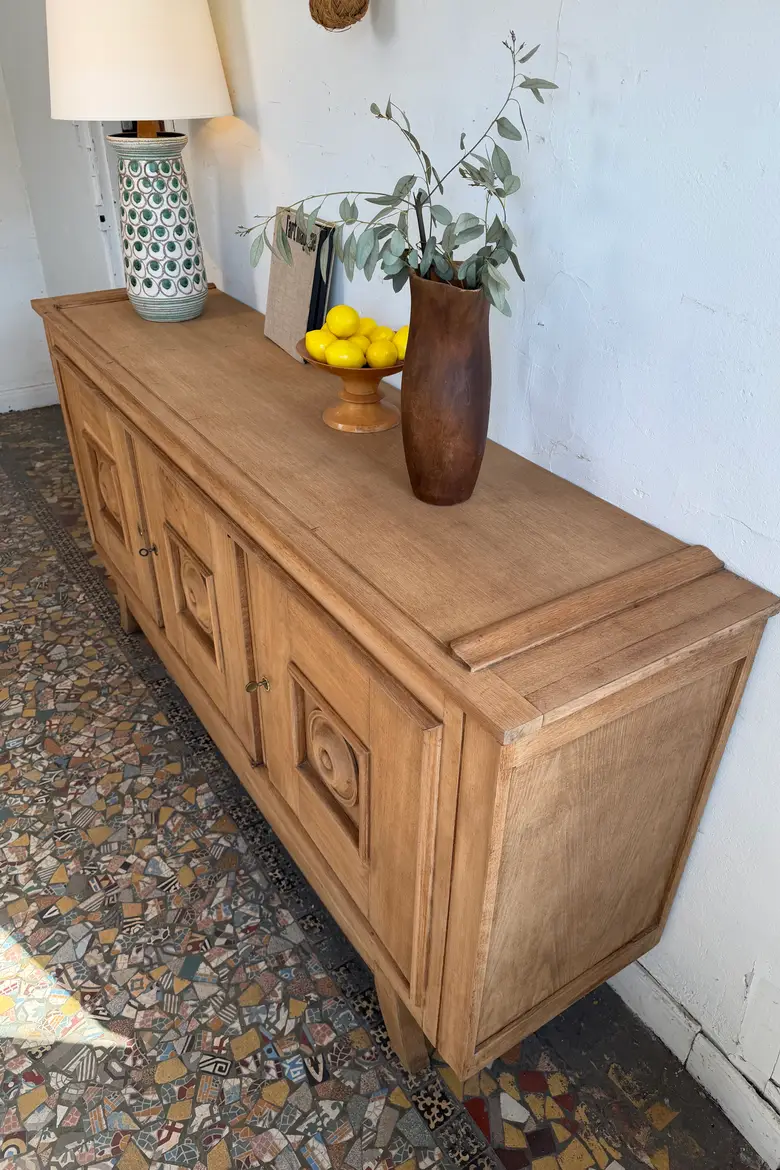 Grand buffet en chêne — années 40