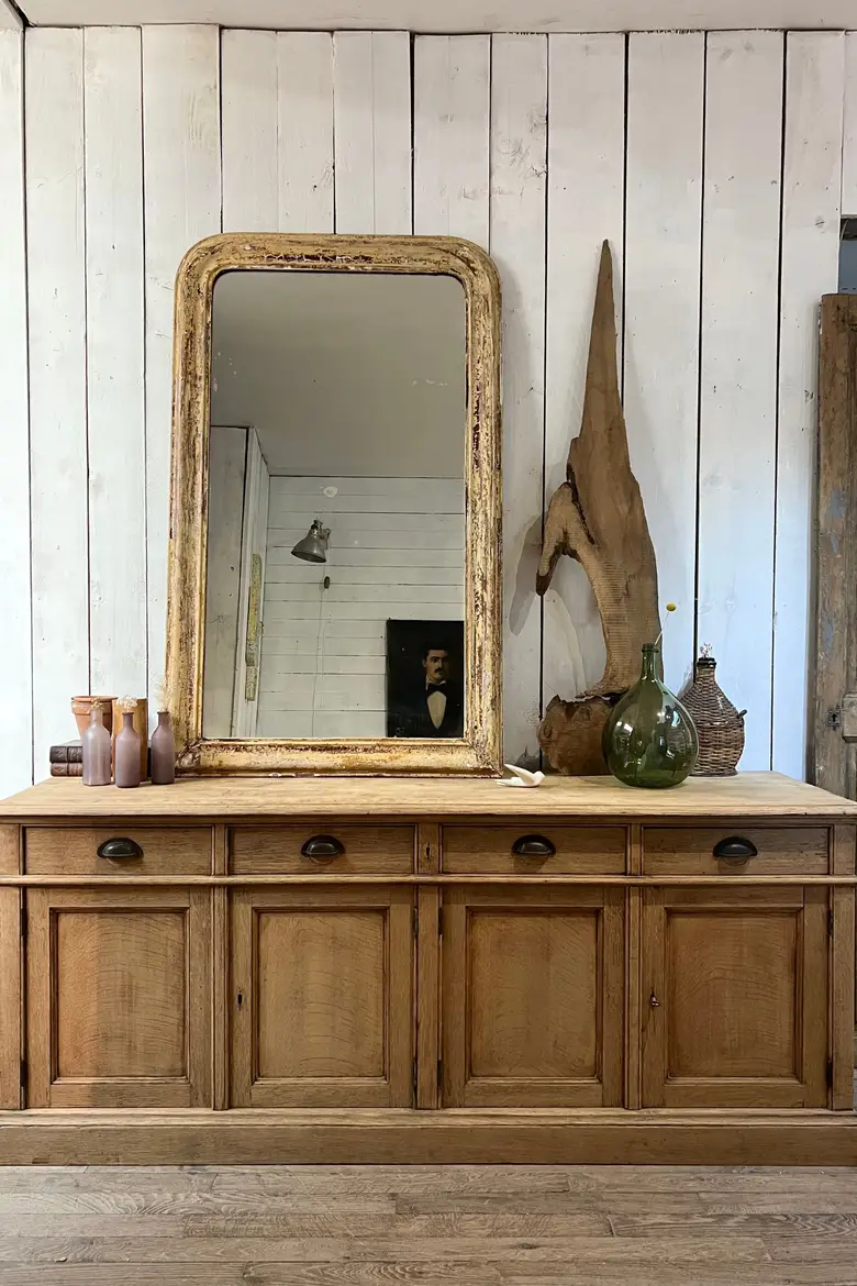 Grand buffet en chêne Début XXème