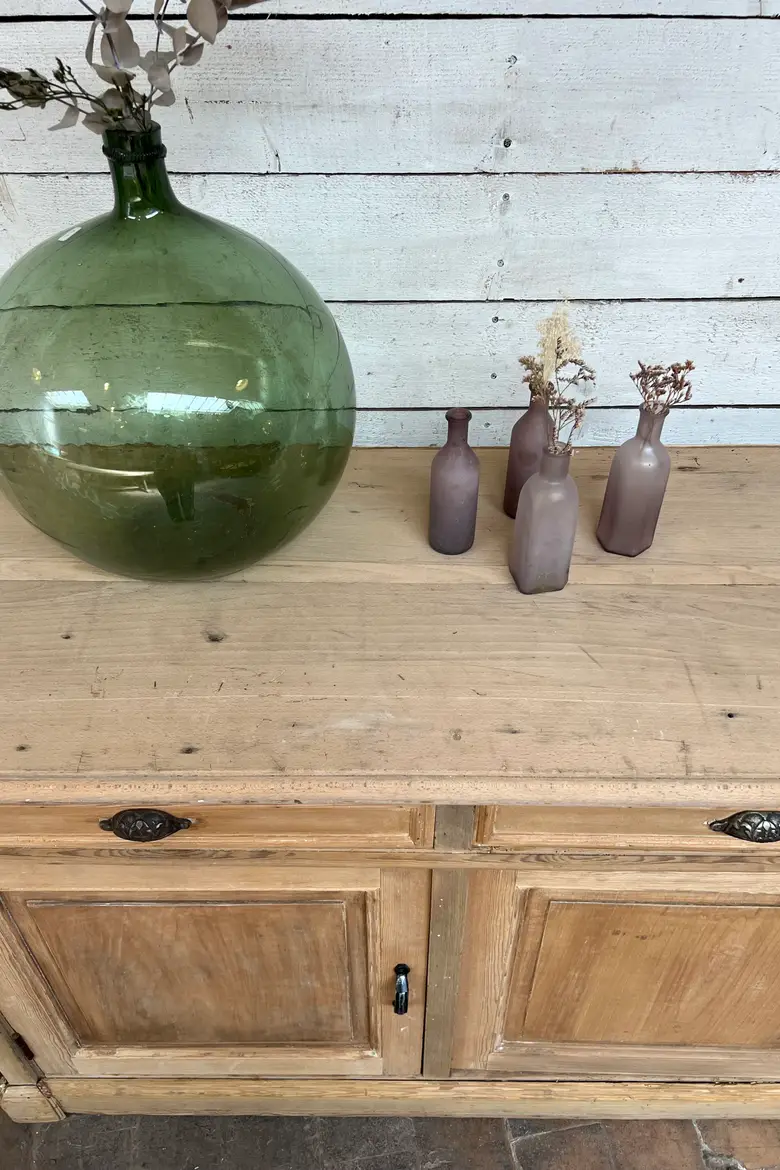 Grand buffet enfilade en sapin 20e