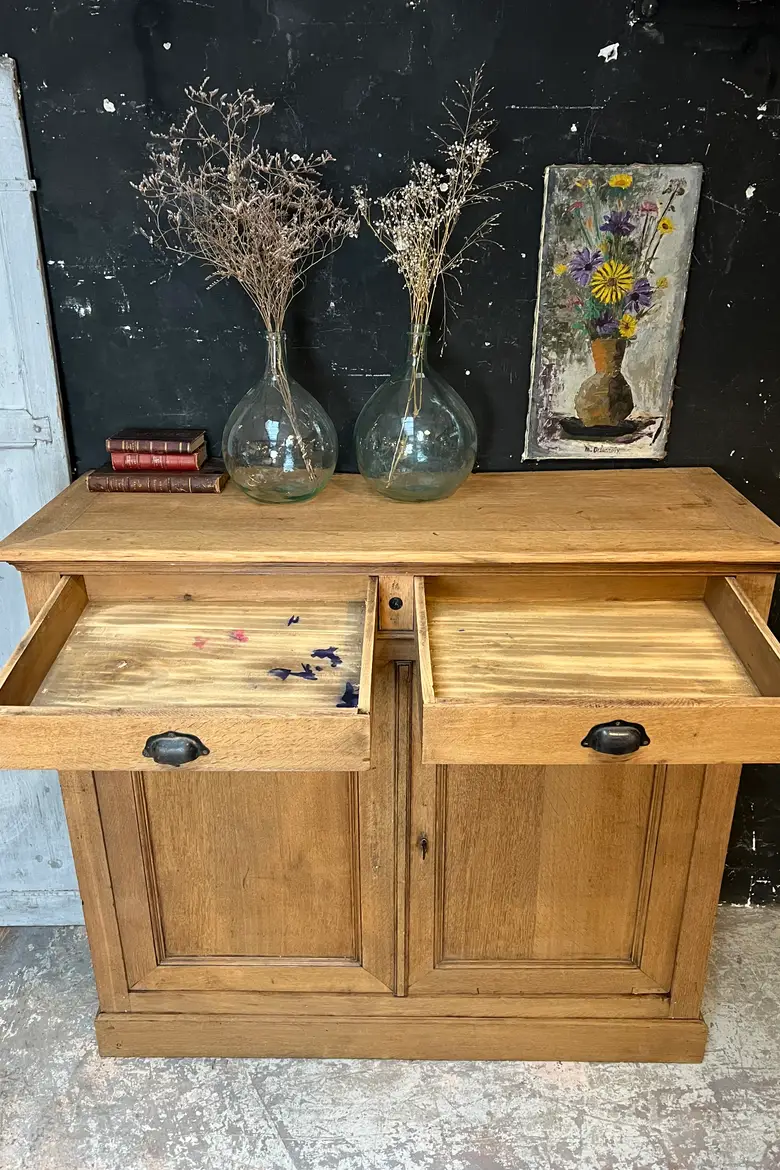 Grand buffet parisien en chêne Début XXème