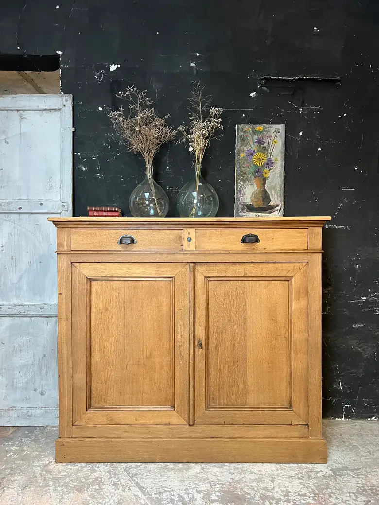 Grand buffet parisien en chêne Début XXème