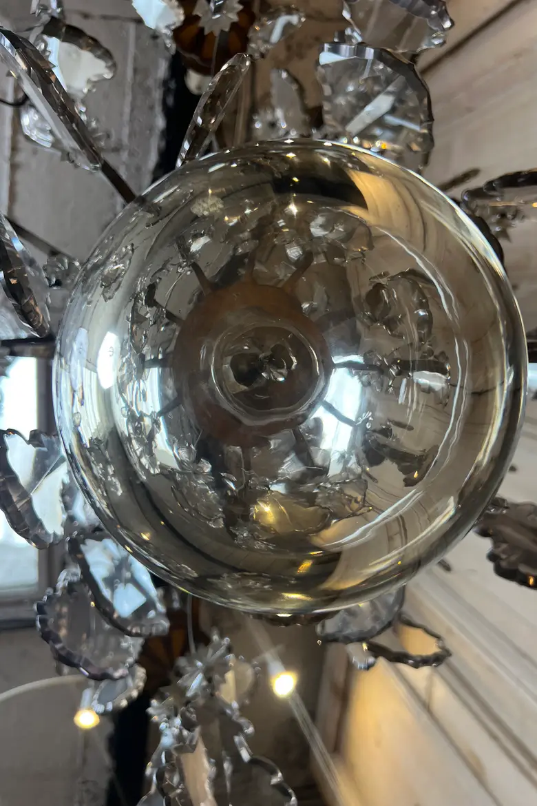 Grand lustre de maison de maître – Début XXe – Style Louis XVI
