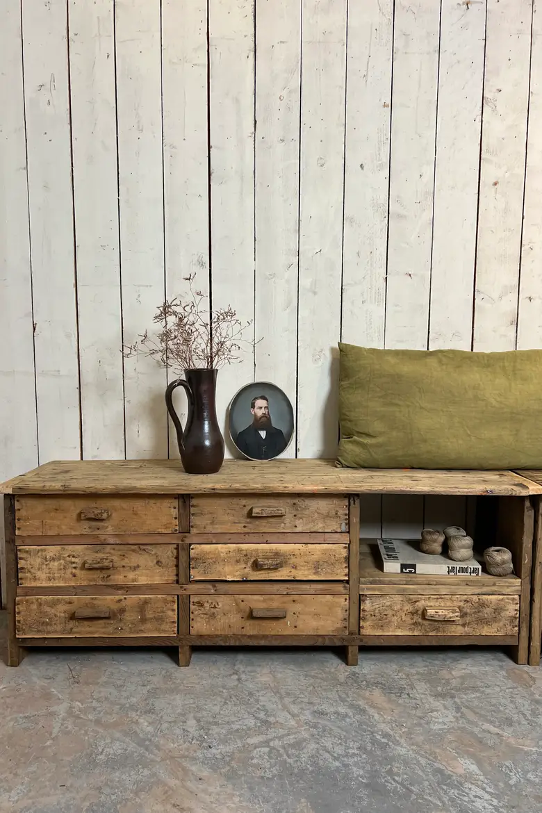 Grand meuble bas d’atelier