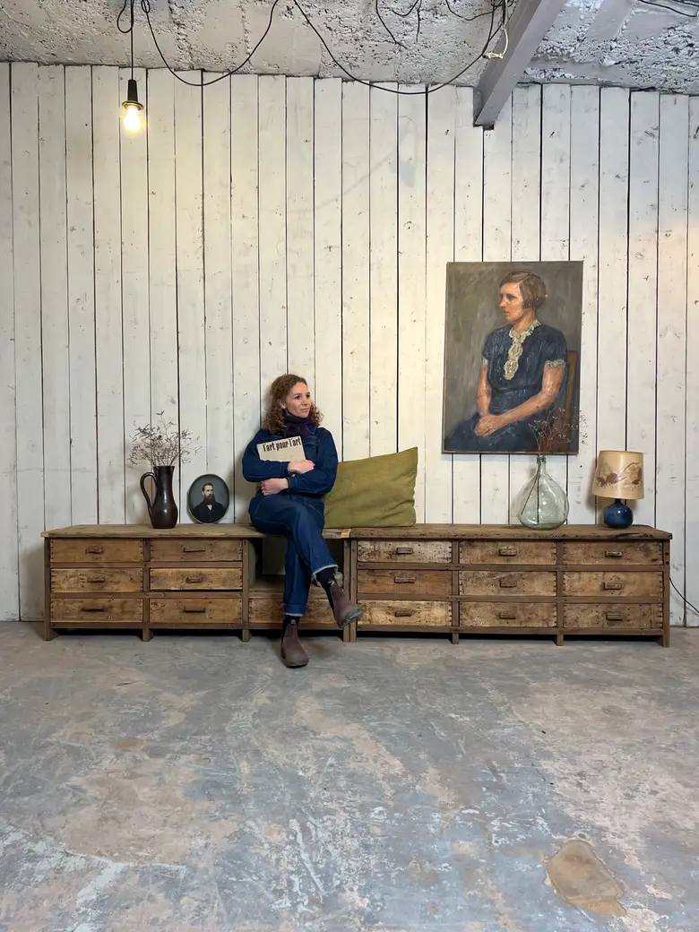 Grand meuble bas d’atelier