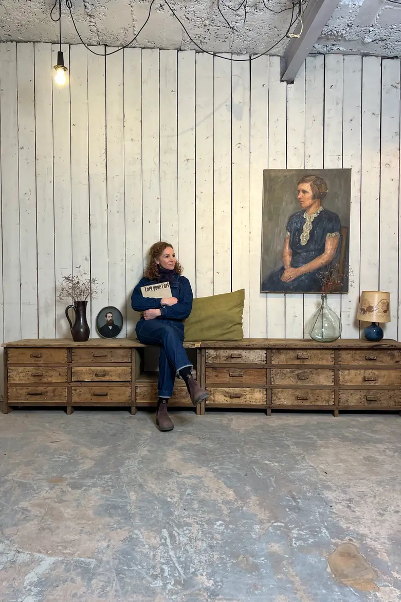 Grand meuble bas d’atelier