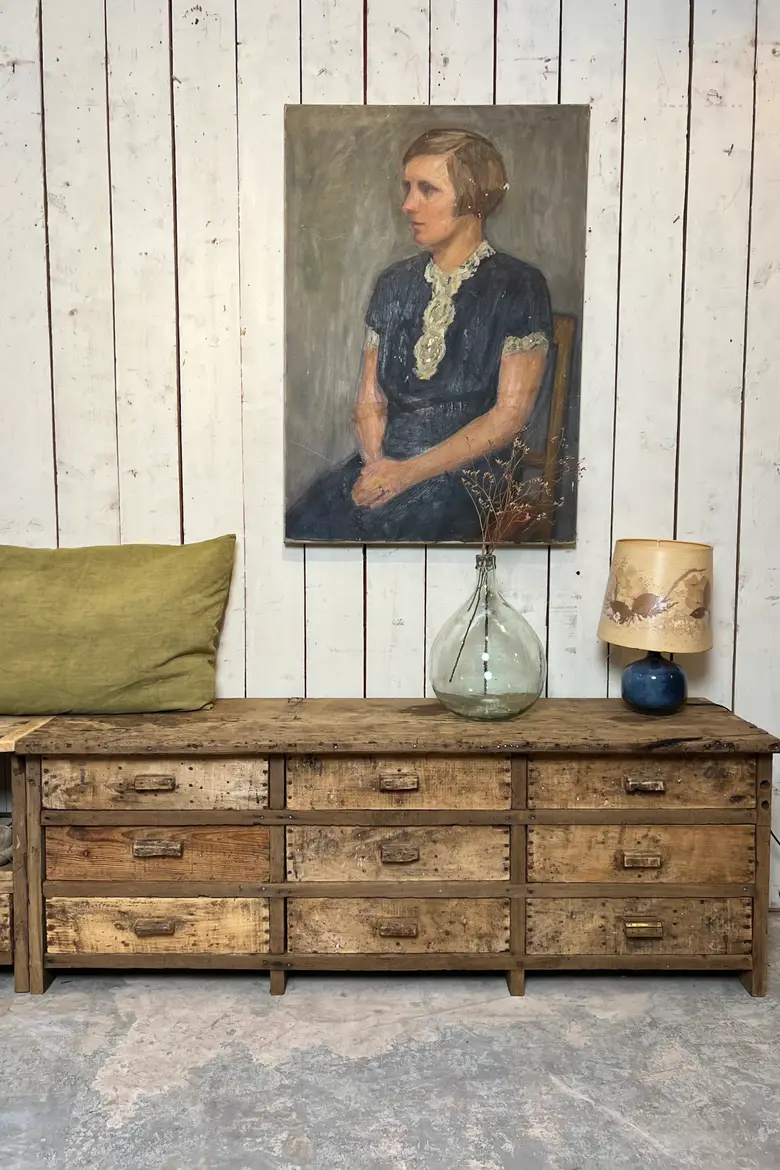 Grand meuble bas d’atelier