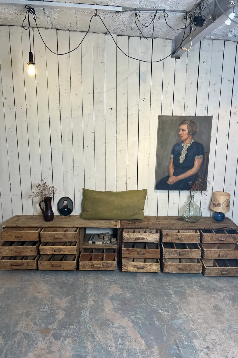 Grand meuble bas d’atelier