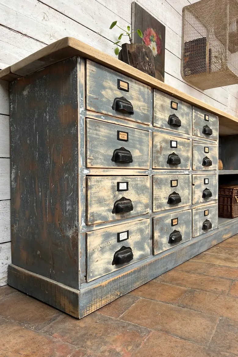 Grand meuble d’atelier
