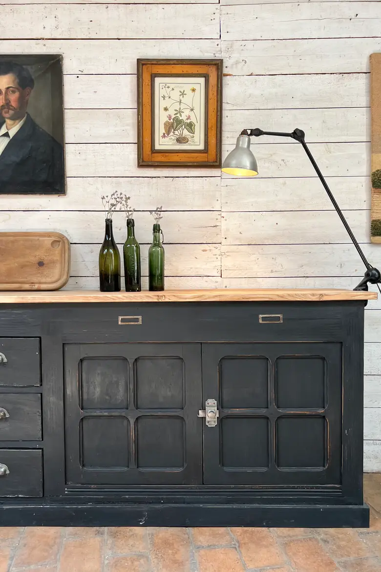 Grand meuble d’atelier en bois