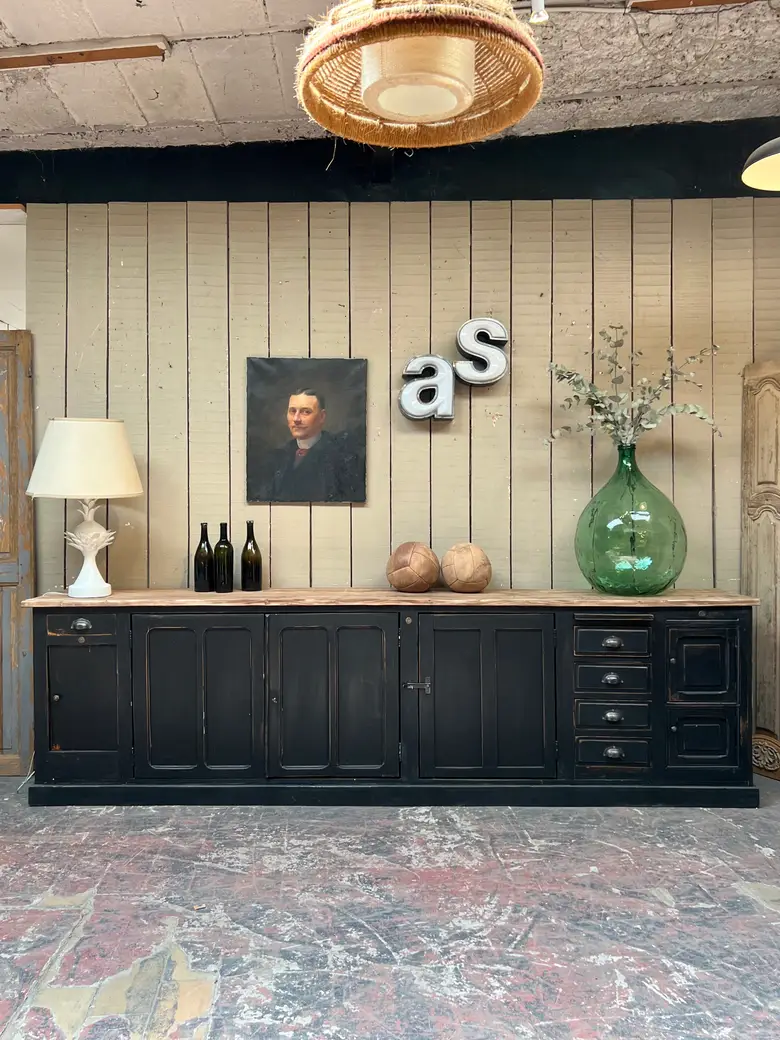 Grand meuble d’atelier en bois