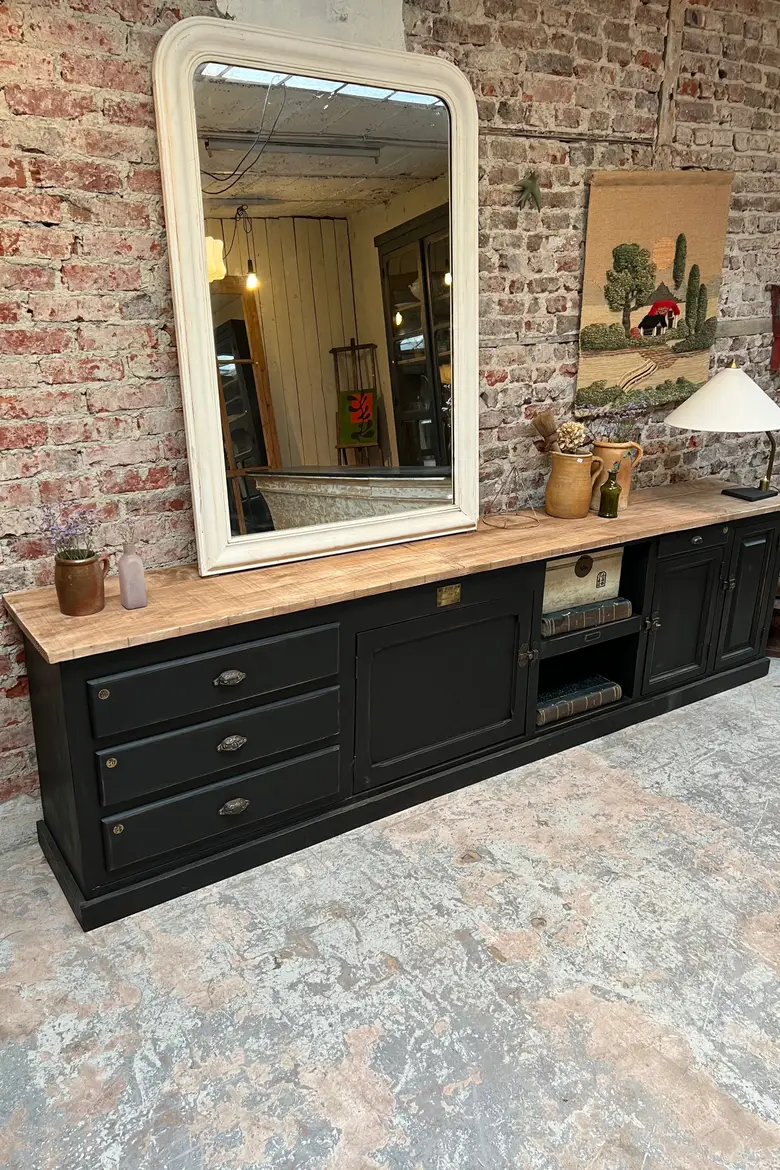 Grand meuble d’atelier en bois