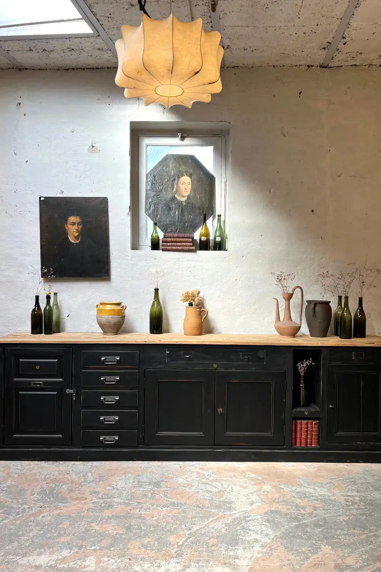 Grand meuble d’atelier en bois