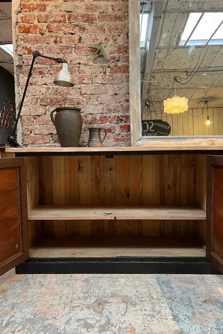 Grand meuble d’atelier en bois