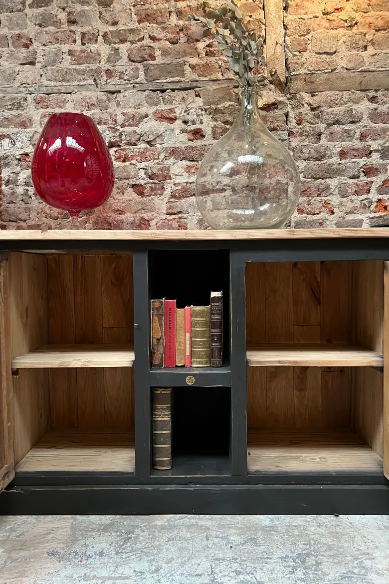 Grand meuble d’atelier en bois Années 50
