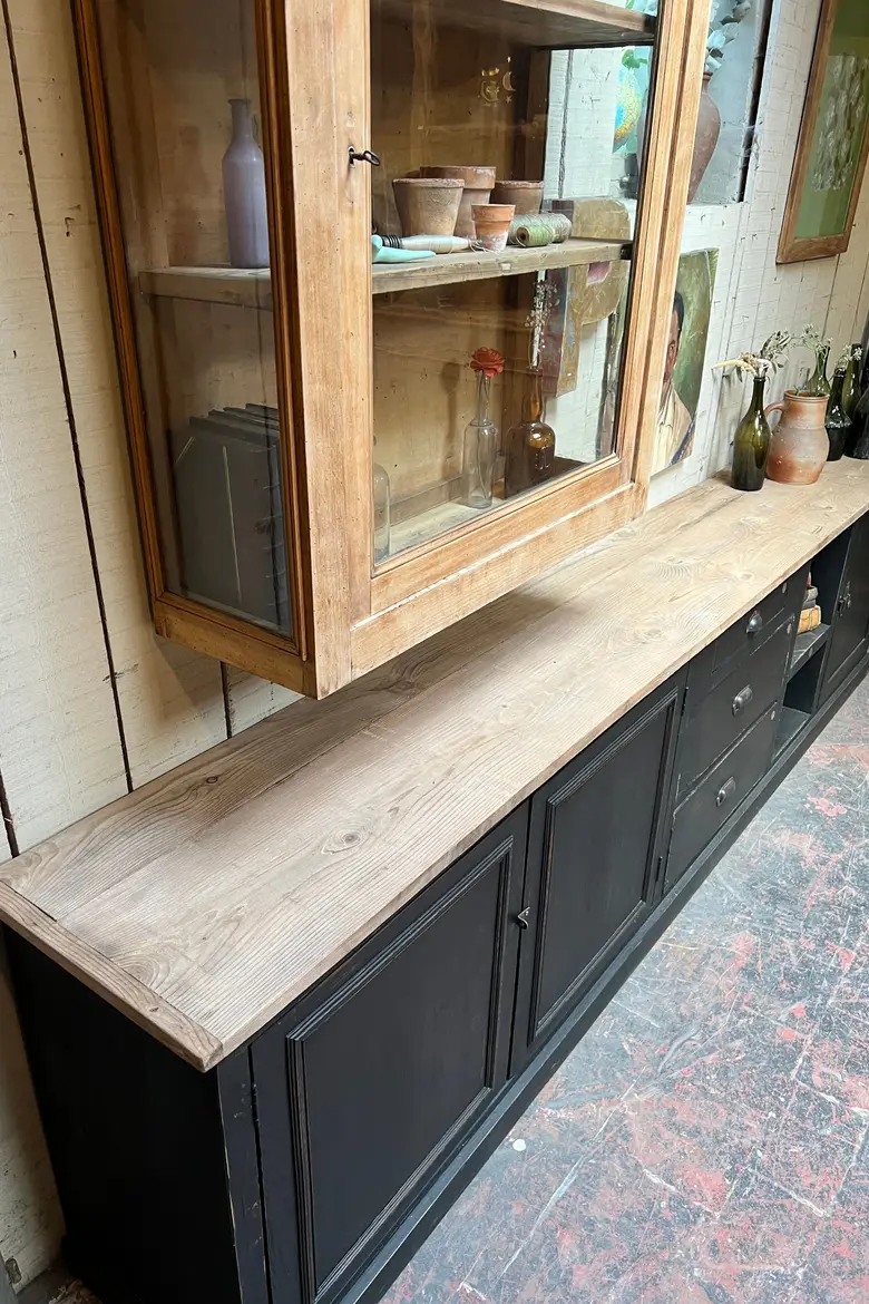 Grand meuble d’atelier en bois Années 50