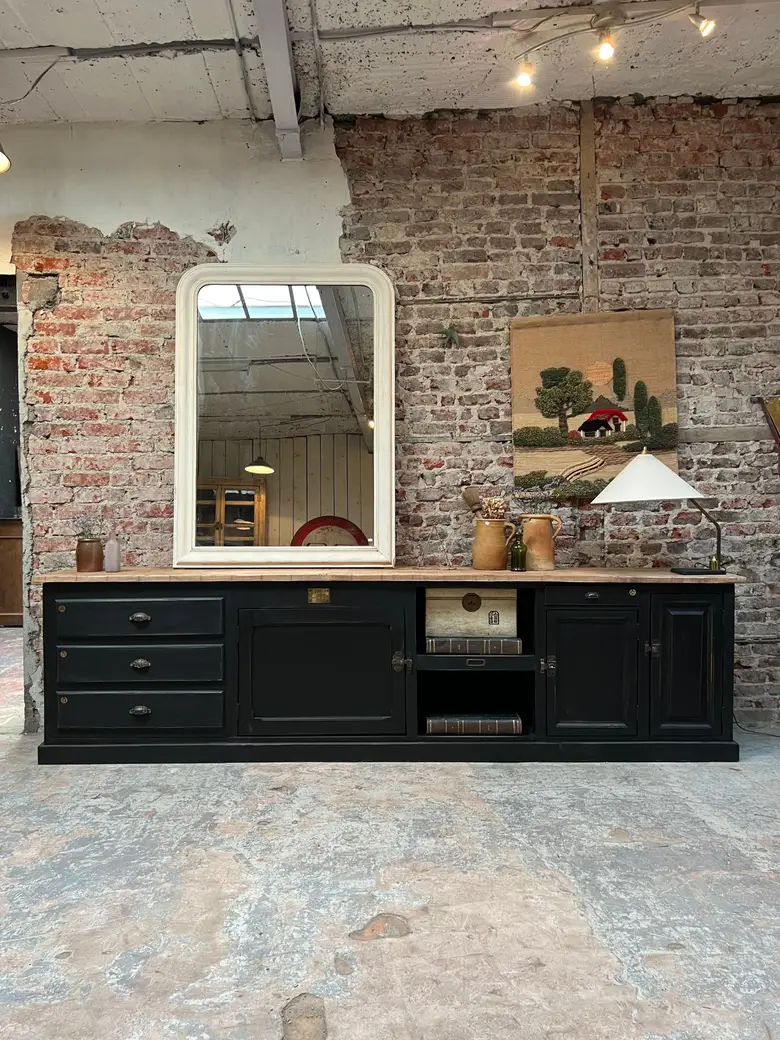 Grand meuble d’atelier en bois