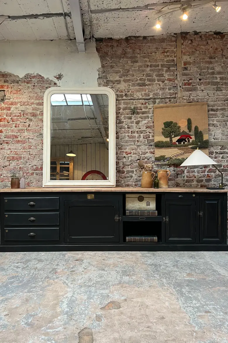 Grand meuble d’atelier en bois