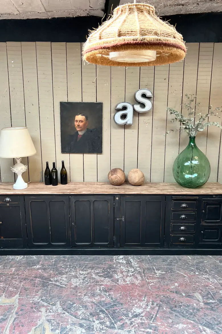 Grand meuble d’atelier en bois