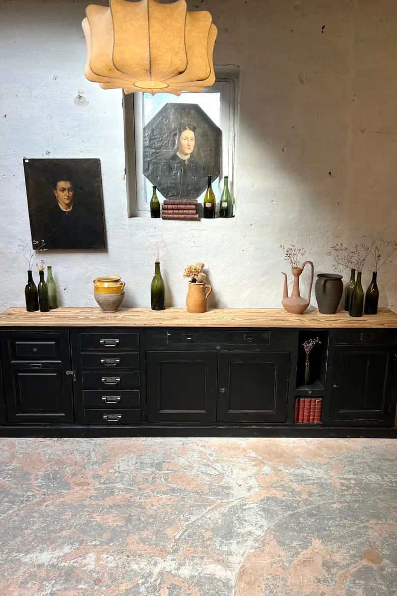 Grand meuble d’atelier en bois