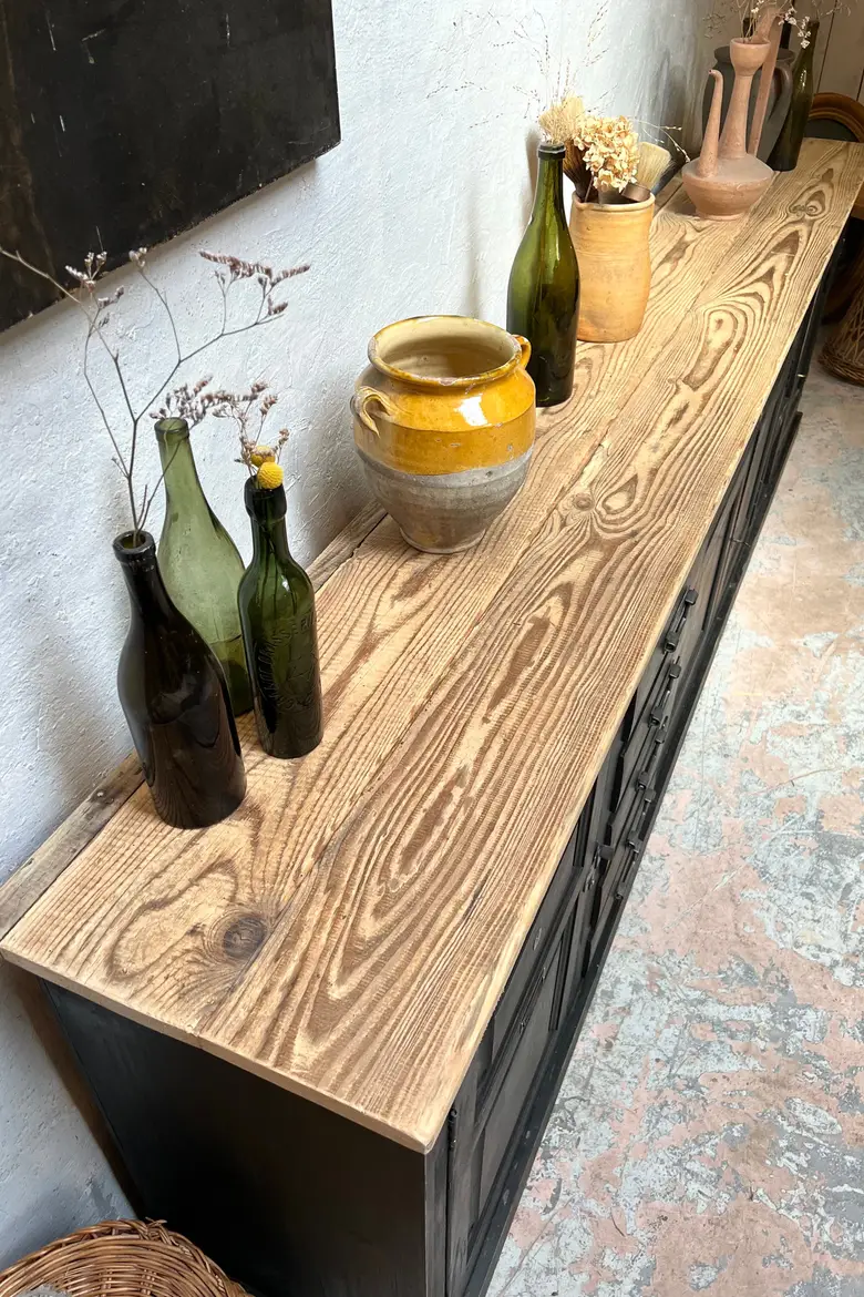 Grand meuble d’atelier en bois