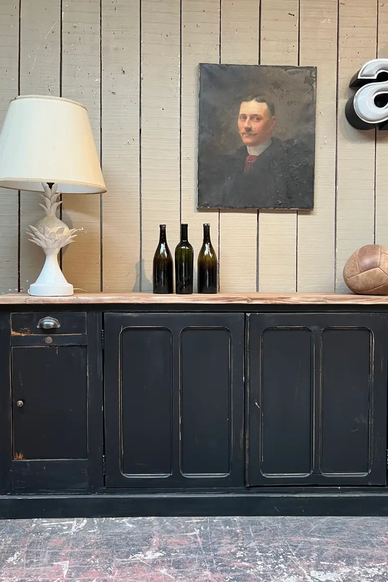 Grand meuble d’atelier en bois