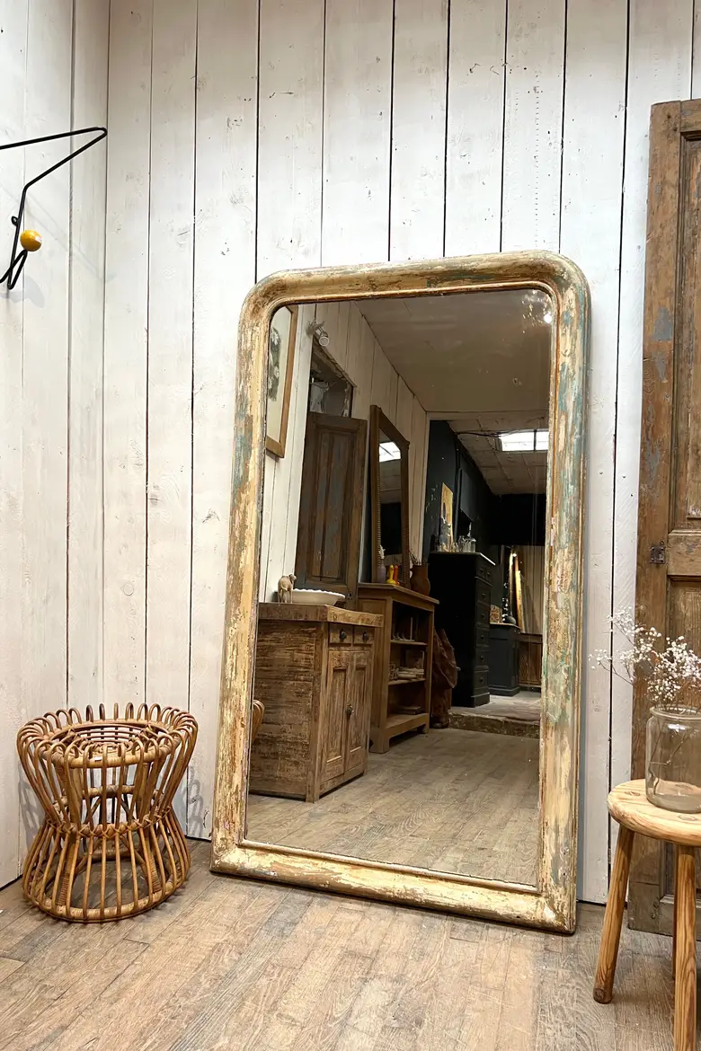 Grand miroir de style Louis Philippe 1930