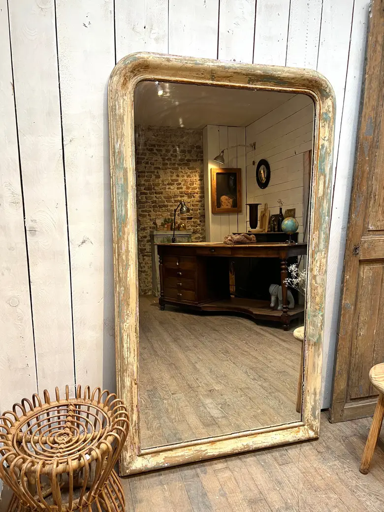 Grand miroir de style Louis Philippe 1930