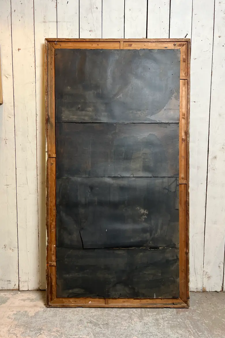 Grand miroir doré
