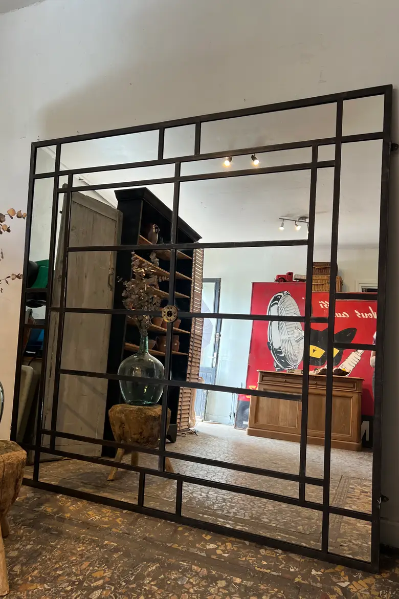 Grand miroir industriel