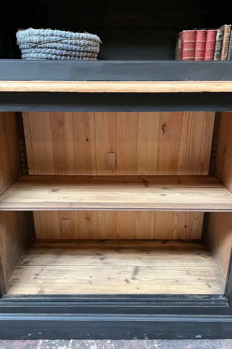Grande bibliothèque en sapin Début XXème