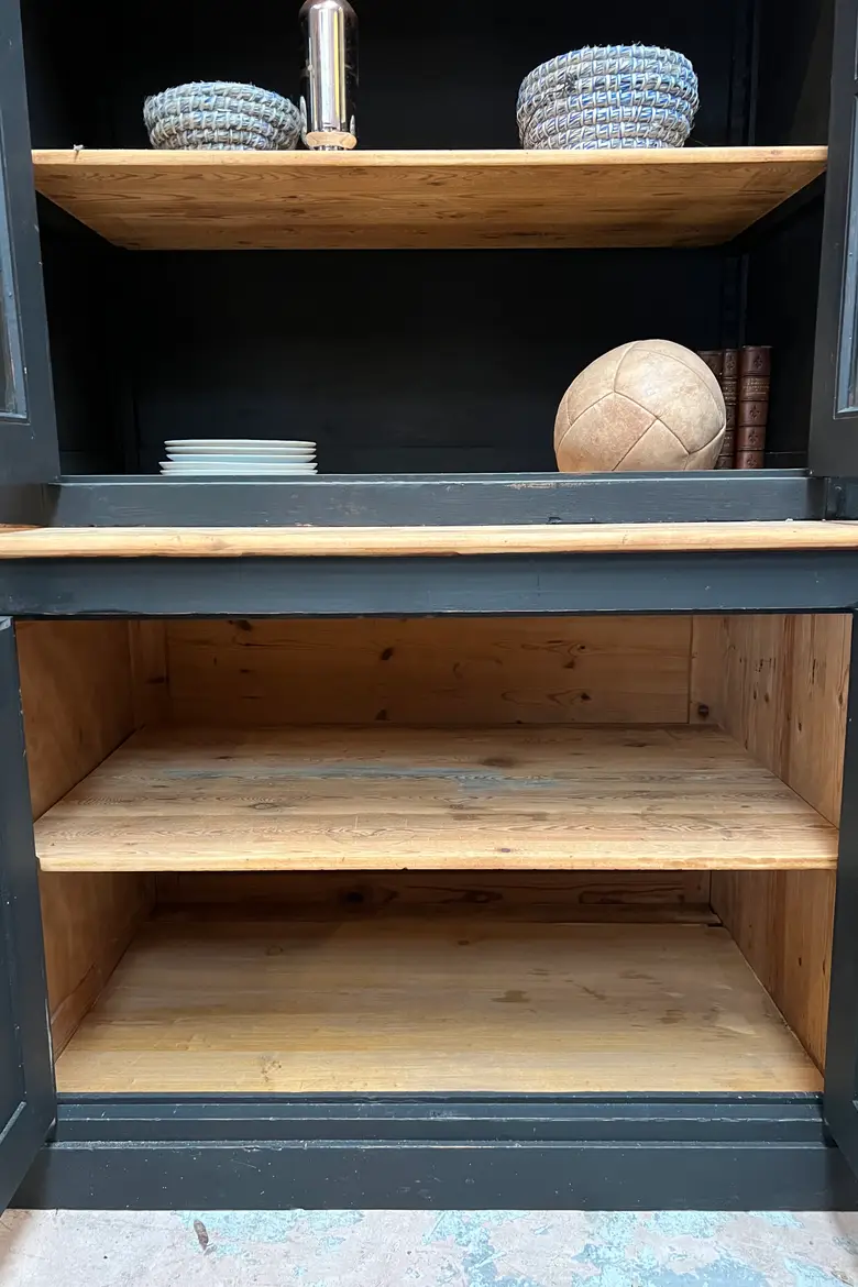 Grande bibliothèque en sapin Début XXème