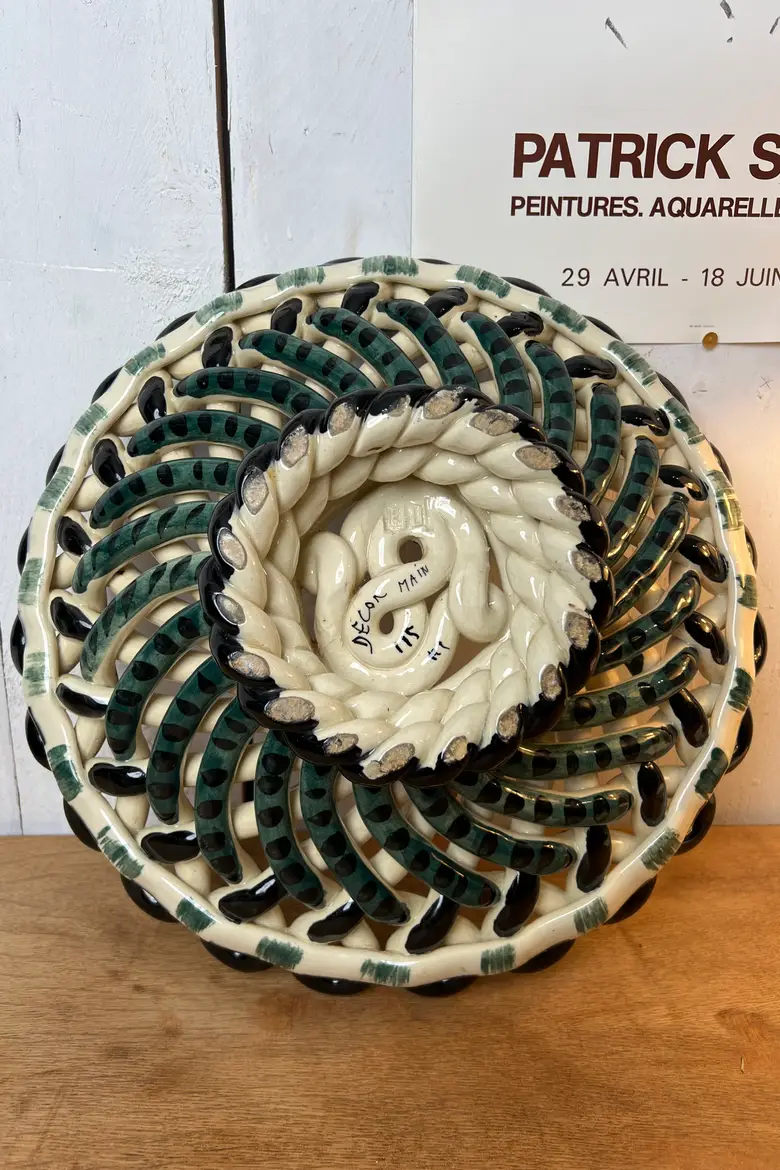 Grande coupe en céramique Vallauris