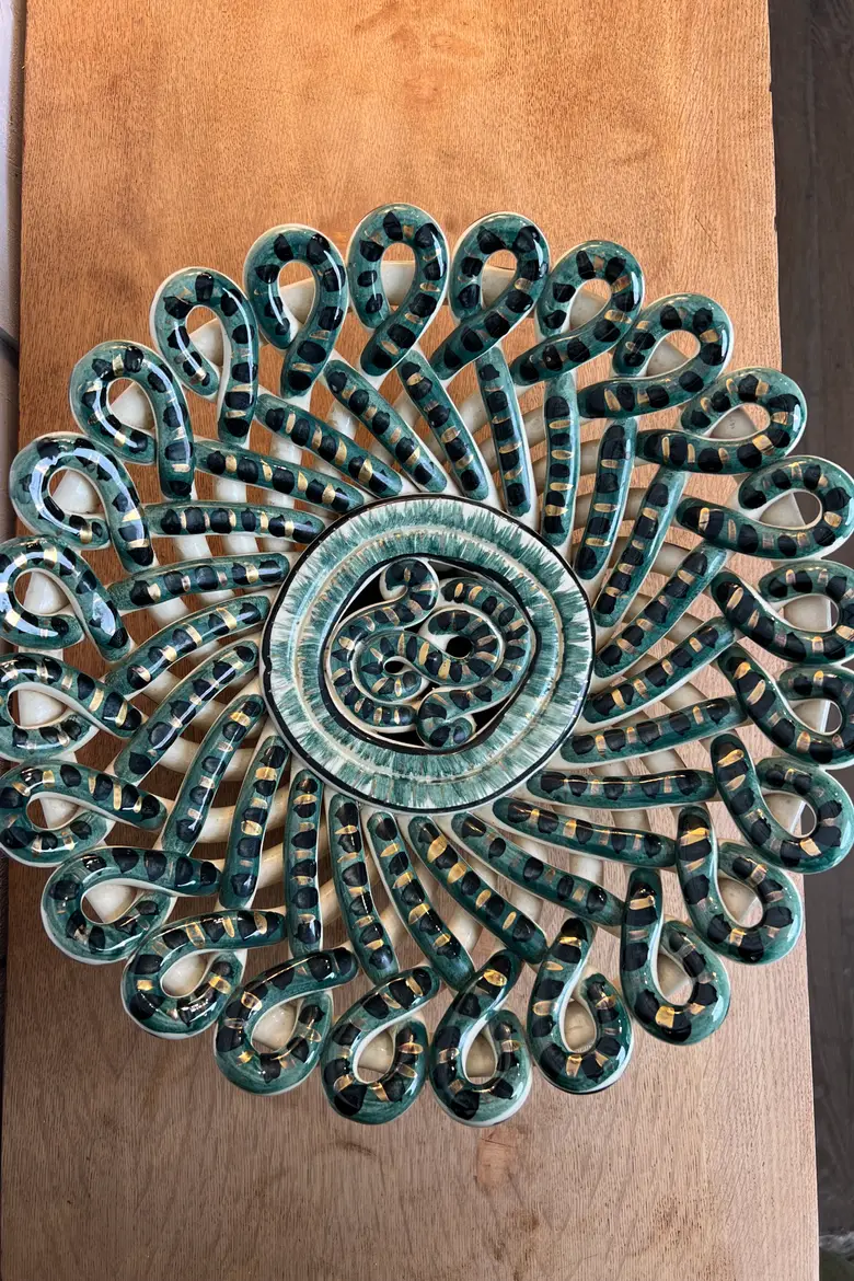 Grande coupe en céramique Vallauris