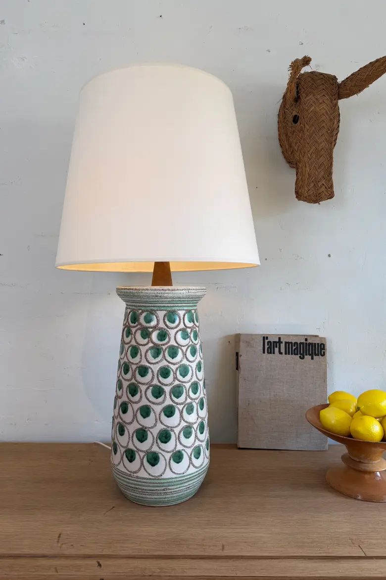 Grande lampe en céramique – années 60