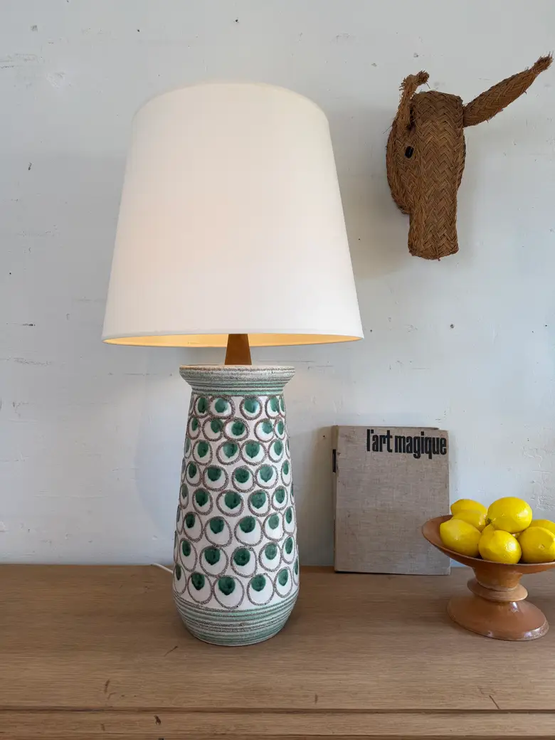 Grande lampe en céramique – années 60