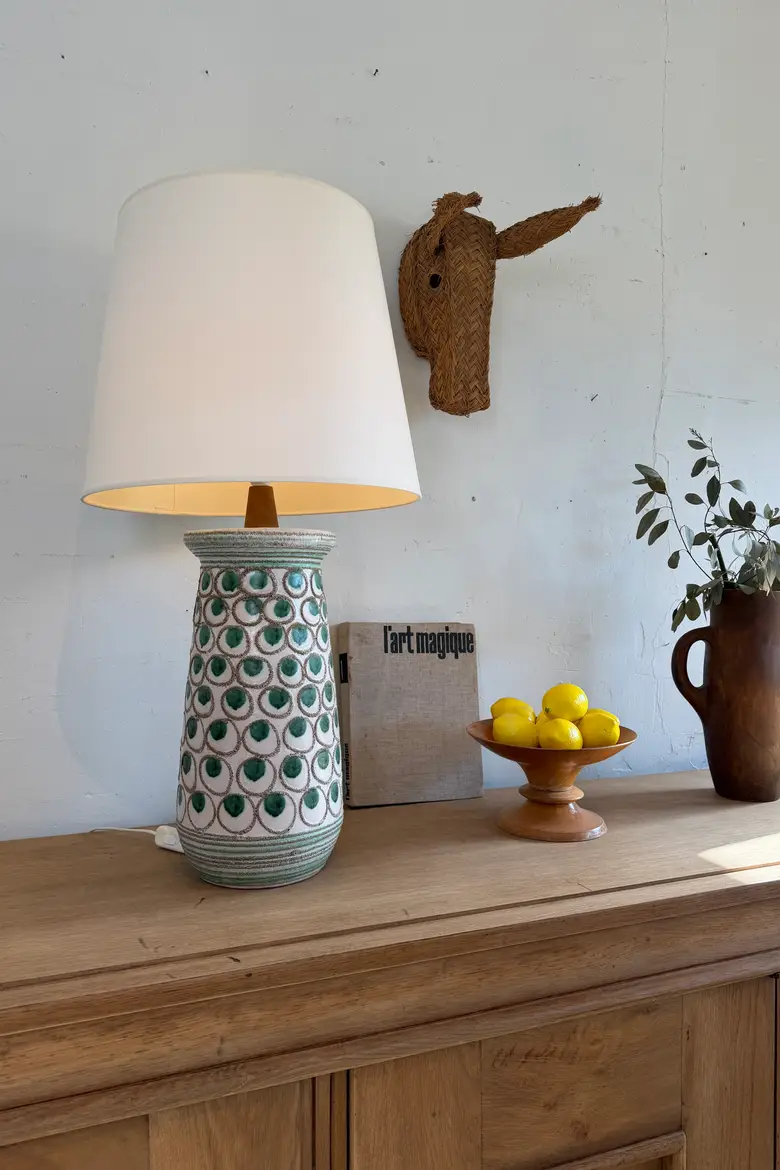 Grande lampe en céramique – années 60