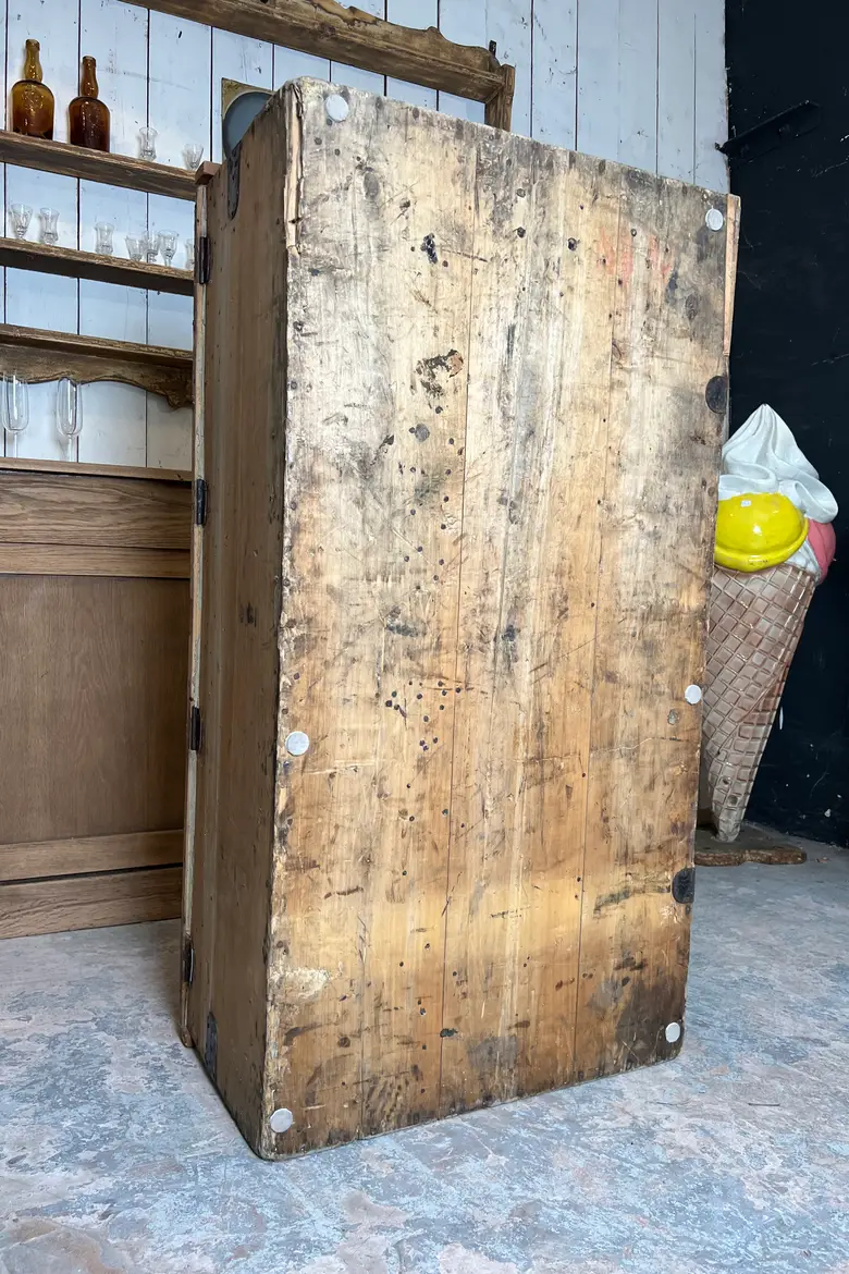 Grande malle en bois Début XXème