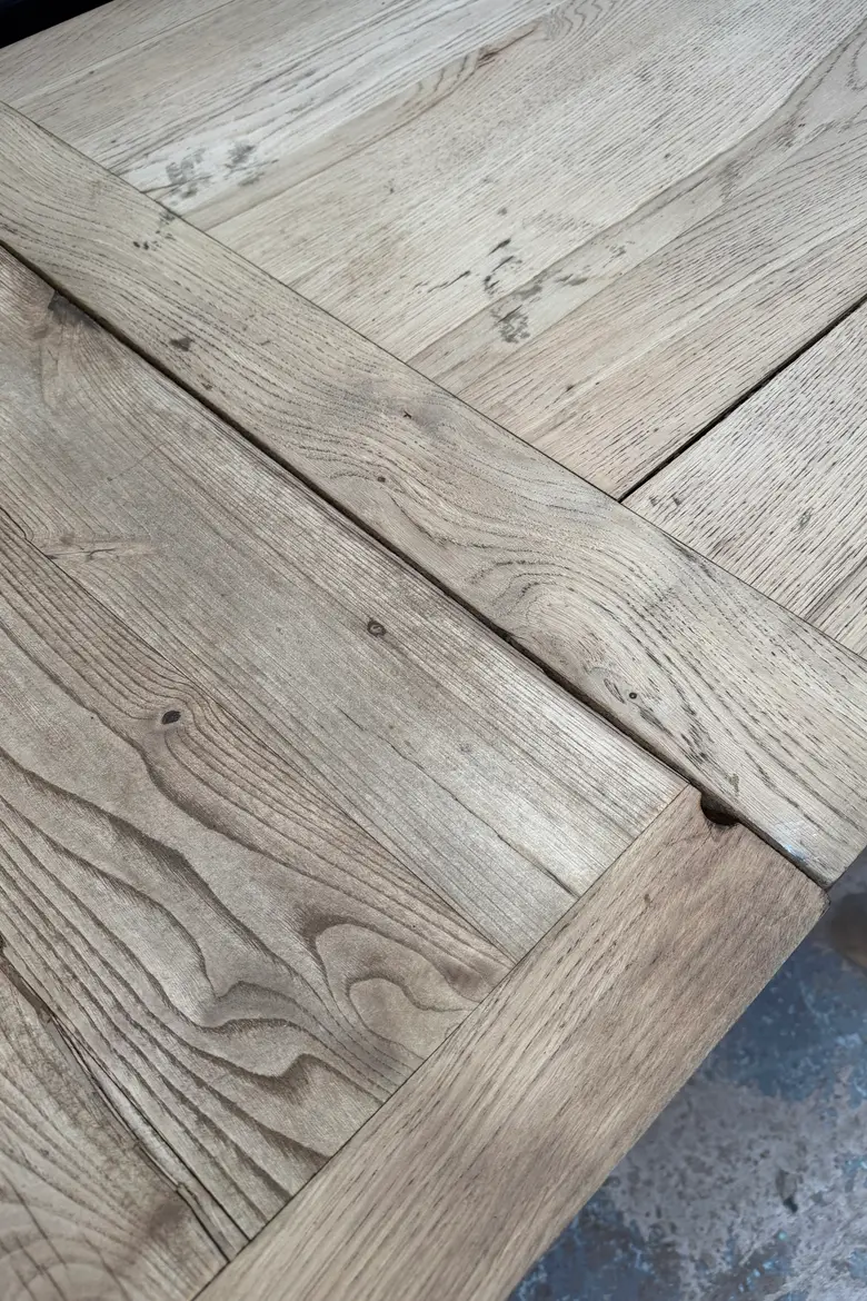 Grande table à rallonges en chêne — début XXe