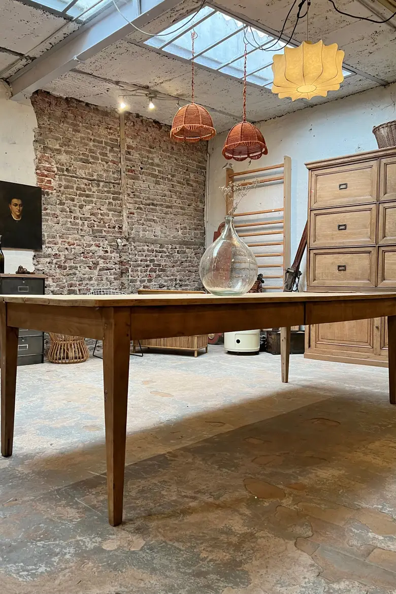 Grande table ancienne en bois Début XXème