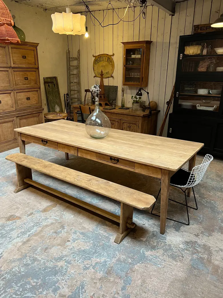 Grande table ancienne en bois Début XXème