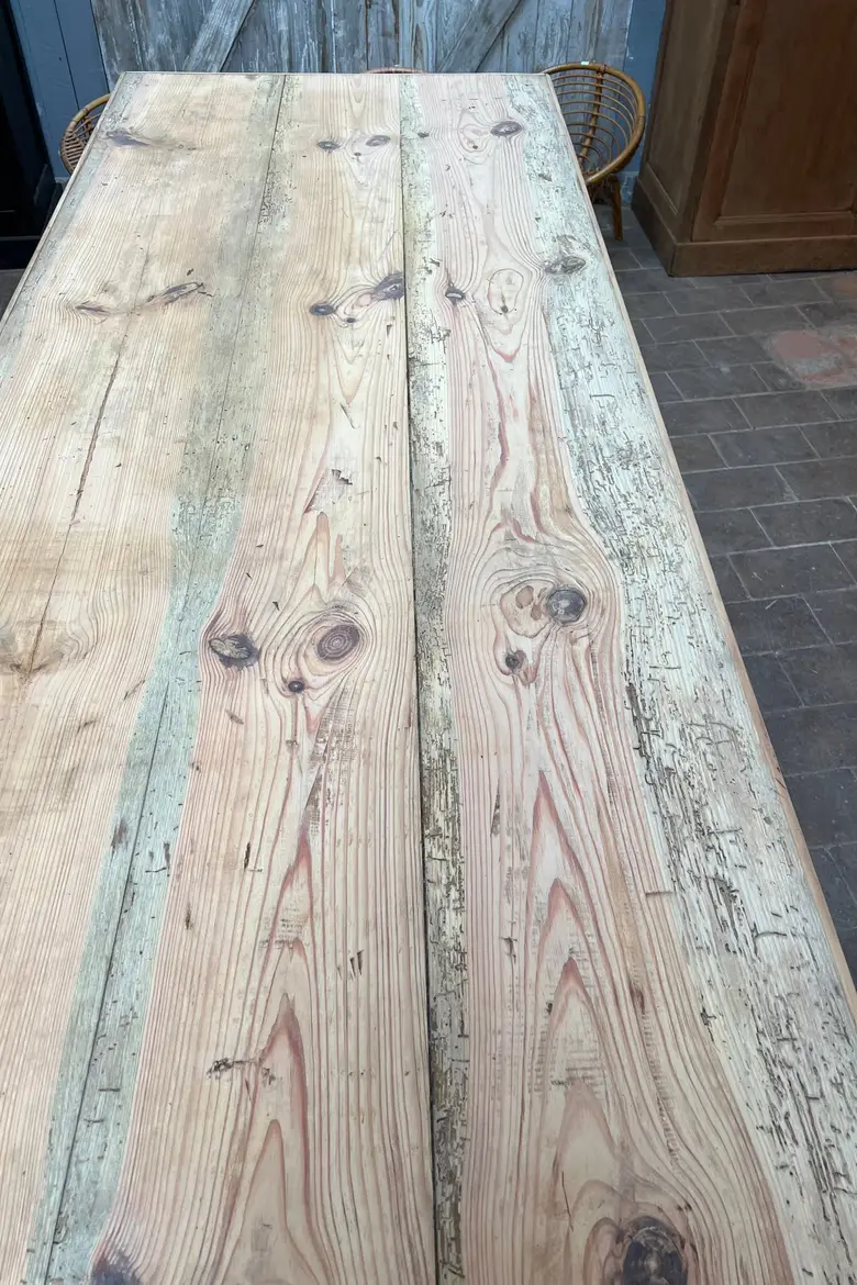 Grande table ancienne en bois Début XXème