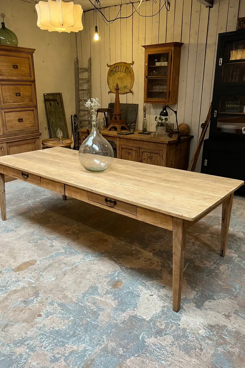 Grande table ancienne en bois Début XXème