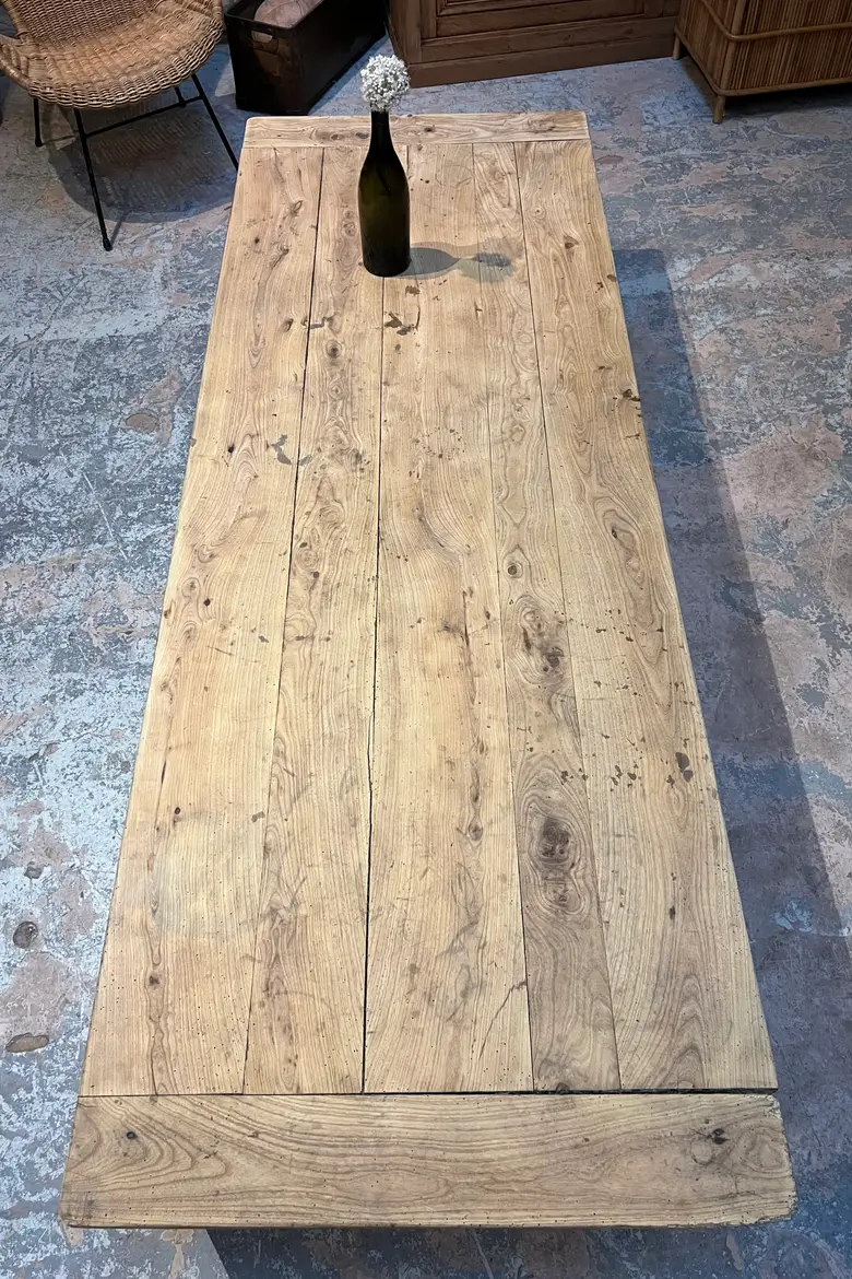 Grande table basse en chêne Début XXème